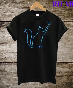 Cat Butterfly T-Shirt