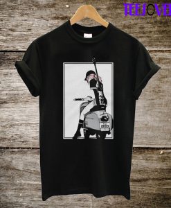 FLCL Haruko Vespa Graphic T-Shirt