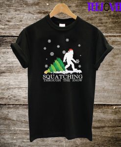 Funny Christmas Sasquatch T-Shirt