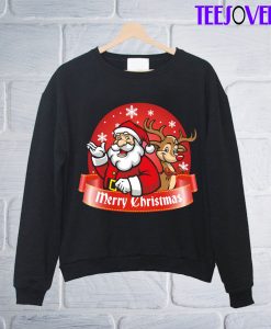 merry christmas santa claus Sweatshirt