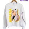 Ariana Grande Tour in Big Sweatshirt