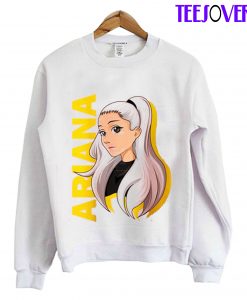 Ariana Grande Tour in Big Sweatshirt