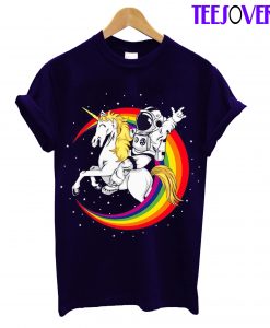 Astronaut Driving Unicorn T-Shirt