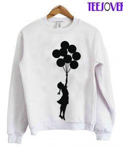 Banksy Girl Balloons SweatShirt