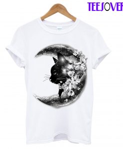 Black Cat Moon T-Shirt