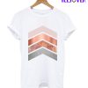 Blush and Rose Gold Chevrons T-Shirt