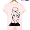 Bubble Gum Wink Art T-Shirt