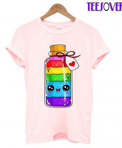 Colorful Bottle Of Gliter T-Shirt