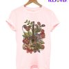 Colorful Flower Guitar T-Shirt