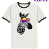 Cool Zebra Ringer T-Shirt