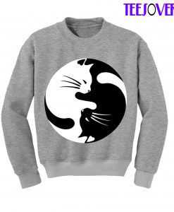 Etiqueta De Yang Del Gato Sweatshirt