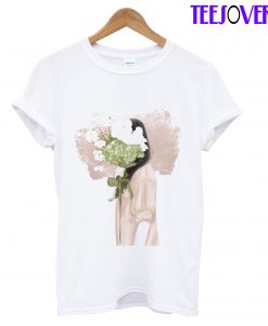 Girl Flowers Anime T-Shirt