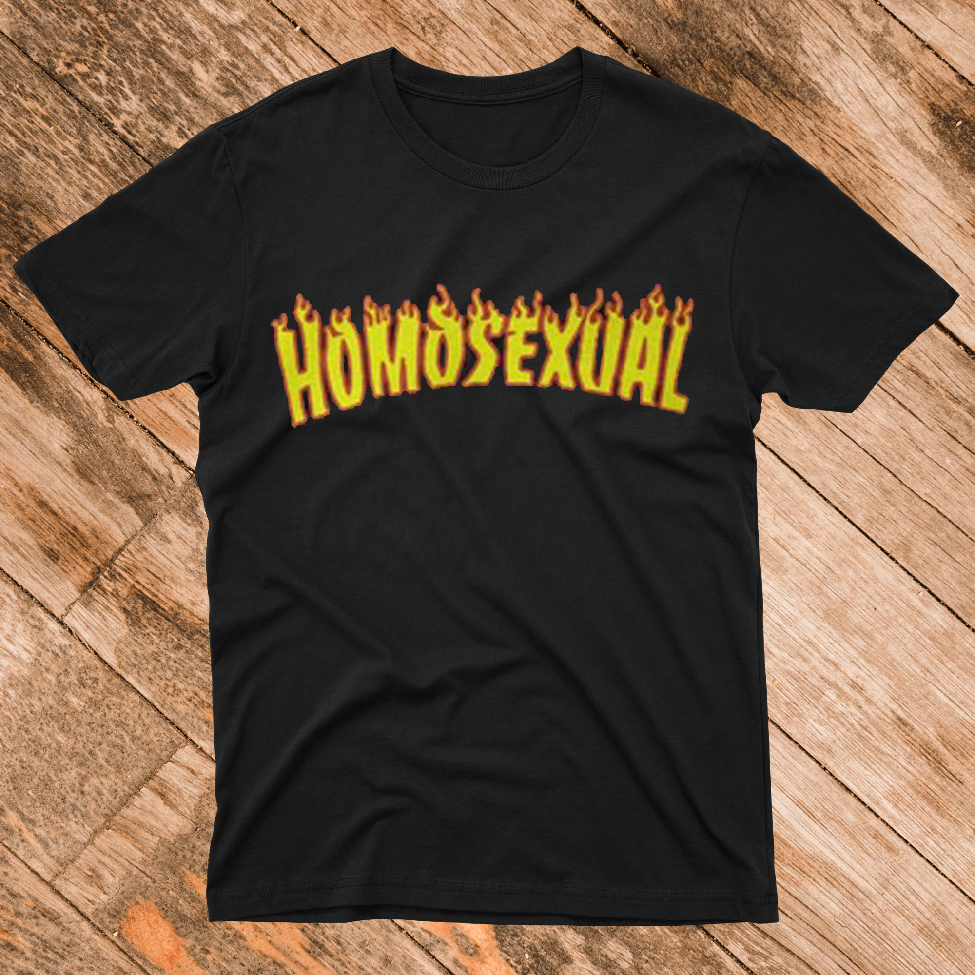 Homosexual Thrasher Flame T Shirt