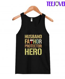 Husband fathor Protector Hero Tanktop