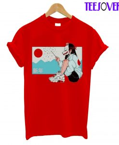 Illustration Anime Japan T-Shirt