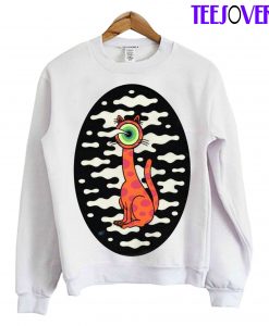 Illustration Art Cat Graphics Sweatshirt