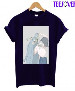 Illustration Flower Girl T-Shirt