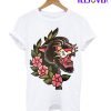 LIon Flowers T-Shirt