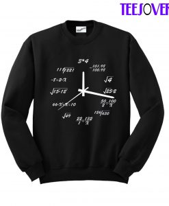 Mathematics Clock SweatShirt