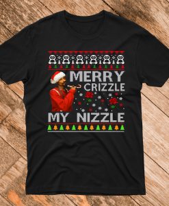 Merry Crizzle Funny Snoop Dogg Christmas T-Shirt