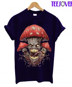 Mushroom Monster Illustration T-Shirt