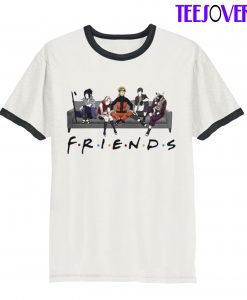 Naruto Anime Friends Ringer T-Shirt