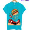 Picture Of Aating A Burger T-Shirt