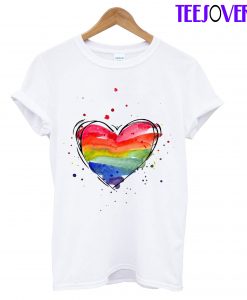 Rainbow Heart T-Shirt