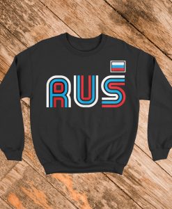 Russia Athletic Retro Series Unisex Adult Crew Neck Sweatshirt