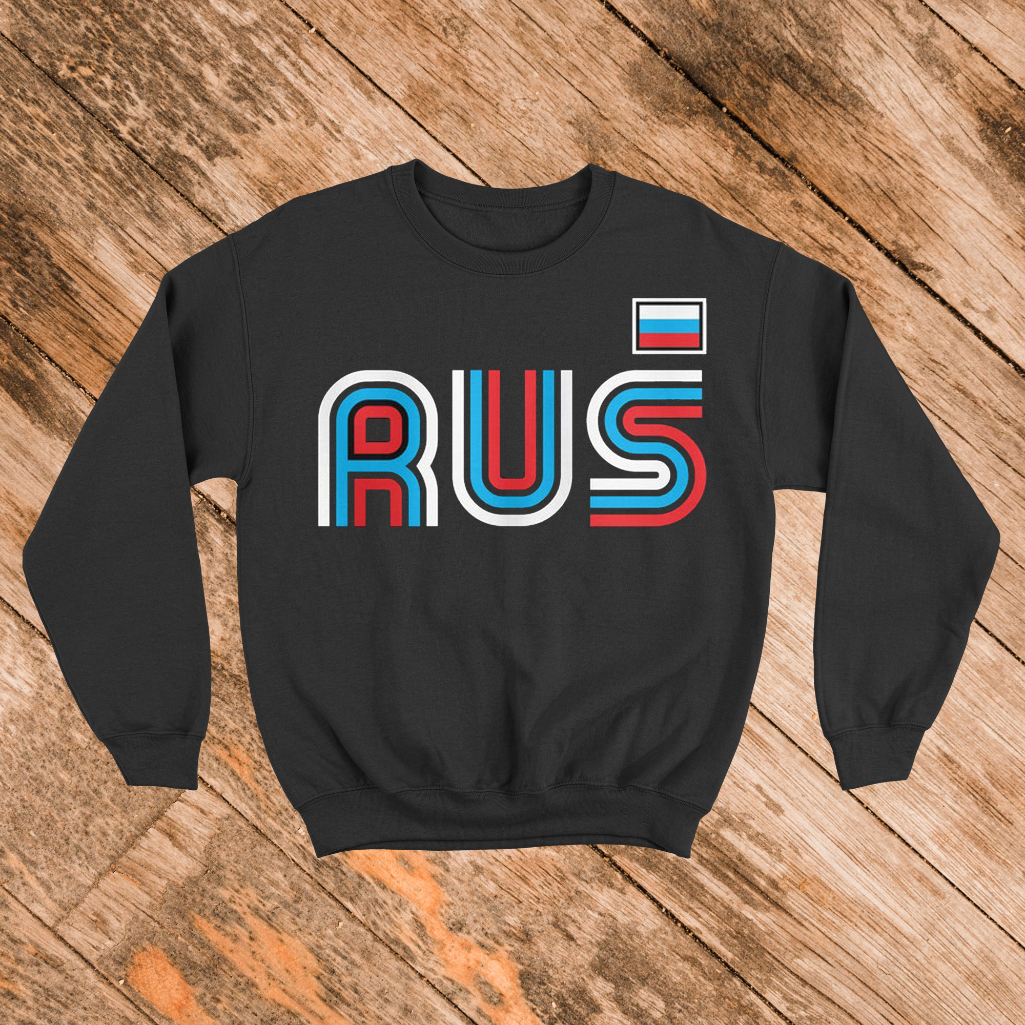 Russia Athletic Retro Series Unisex Adult Crew Neck Sweatshirt
