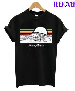 Santa Monica Wave Summer Beach T-Shirt