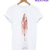 Simple Color Feathers T-Shirt