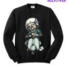 Skull Riding A Vespa Sweatshirt