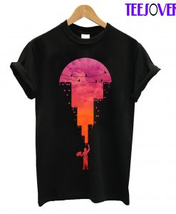 Sunset Painter Abstract T-Shirt