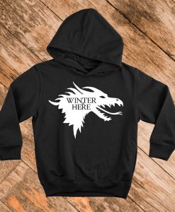 Winter is Here Dragon GoT inspired adults unisex hoodie