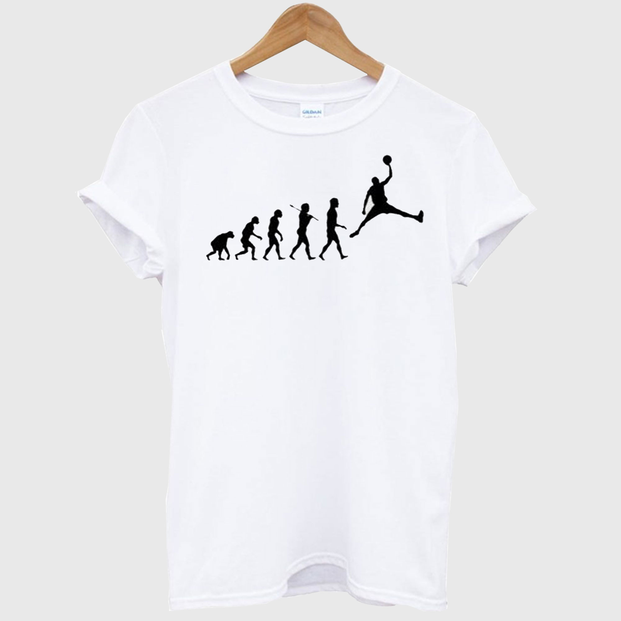 Basketball Evolution Slam Dunk T Shirt