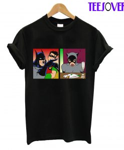 Batman Yelling at Catwoman Meme T-Shirt