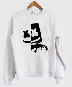 Black and White Marshmello Hoodie