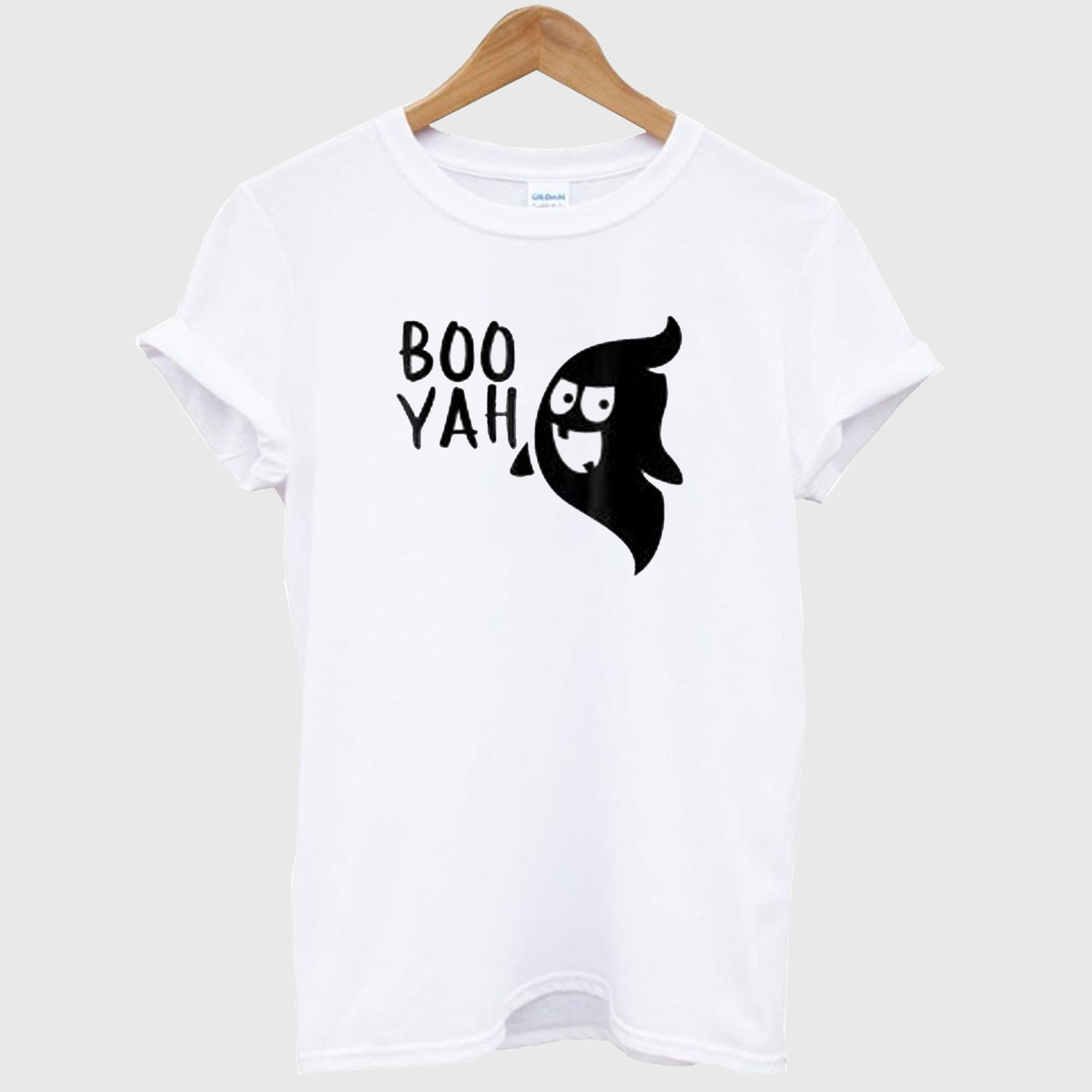 Booyah Ghost White T shirt