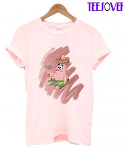 Cartoon Patrick Colorfull T-Shirt