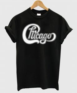 Chicago Rock Band Black Whie T Shirt