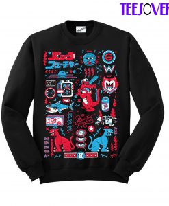 DXTR Various Illustrations Sweatshirt