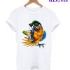 Drinking Parrot Decal T-Shirt