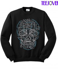 Electric Skull Vector Sweatshirt