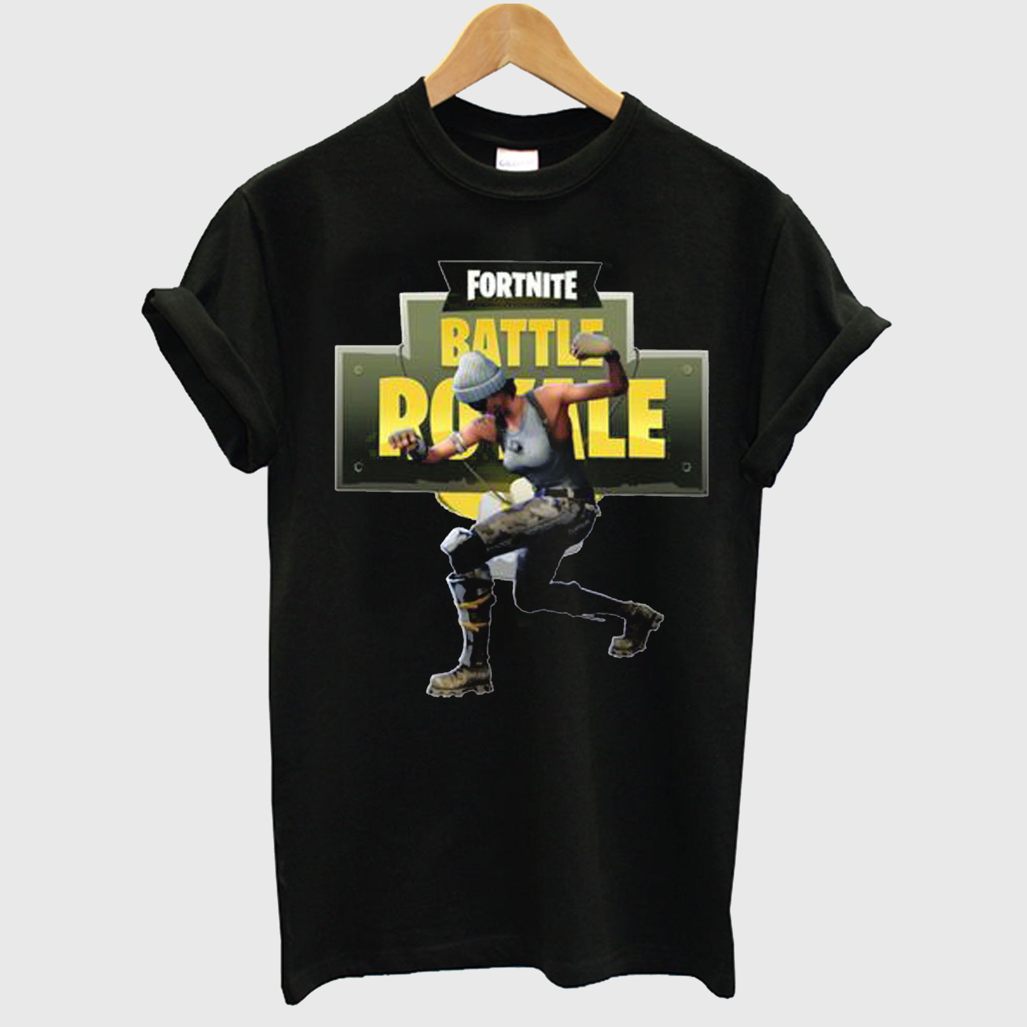 Fortnites Round Collar T-shirt