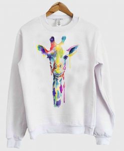 Giraffe Rainbow Sweatshirt