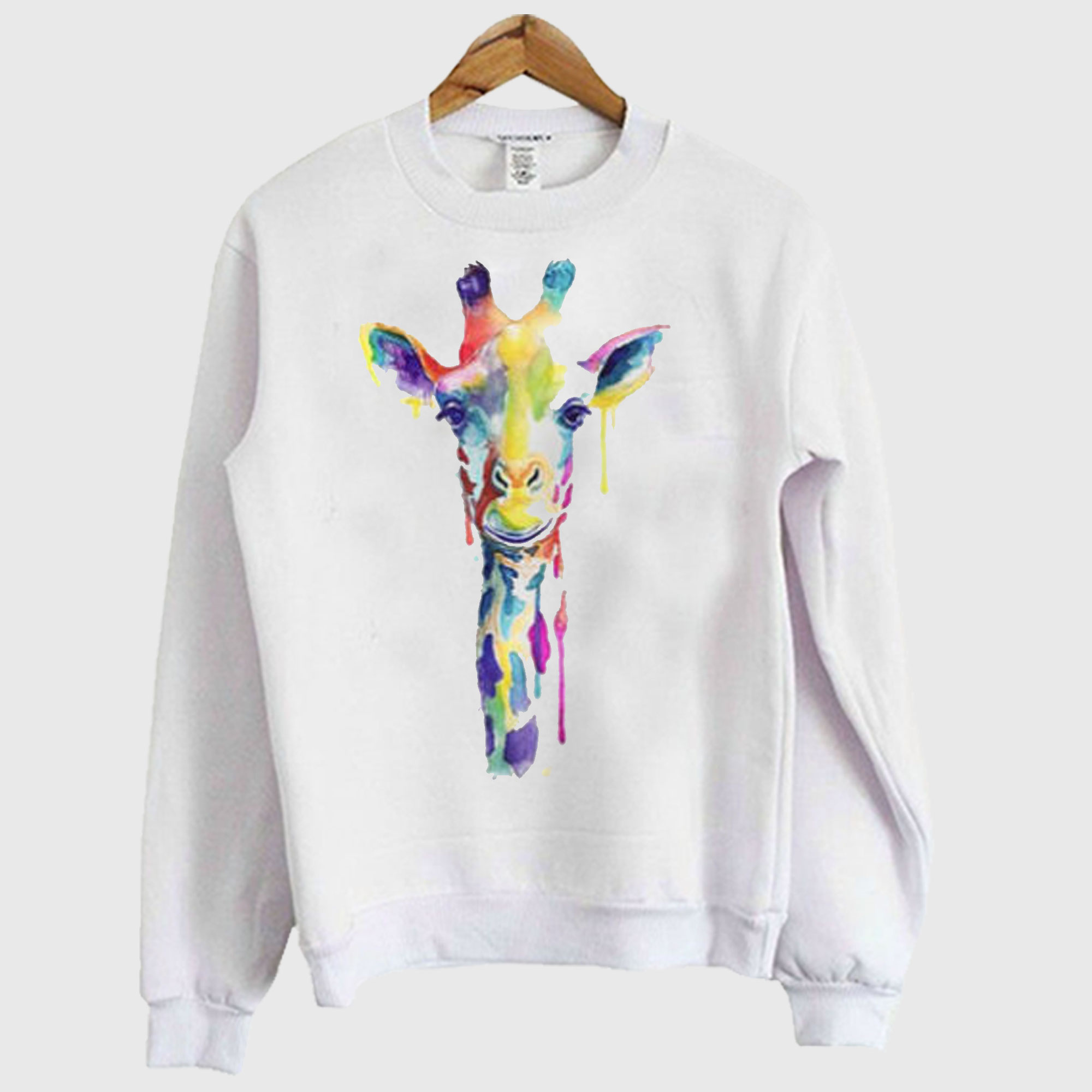 Giraffe Rainbow Sweatshirt