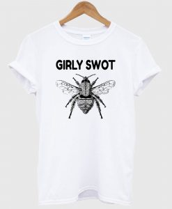 Girly Swot Bee White T shirt