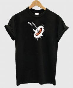 Grange Hill Sausage Black T shirt