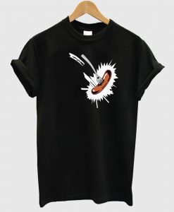 Grange Hill Sausage Black T shirt